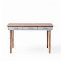 Tavolo da scrivania in legno di faggio con piano in melamina 120 x 60 x 75cm