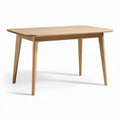 Tavolo rettangolare in legno di rovere naturale 150 x 90 x 75cm
